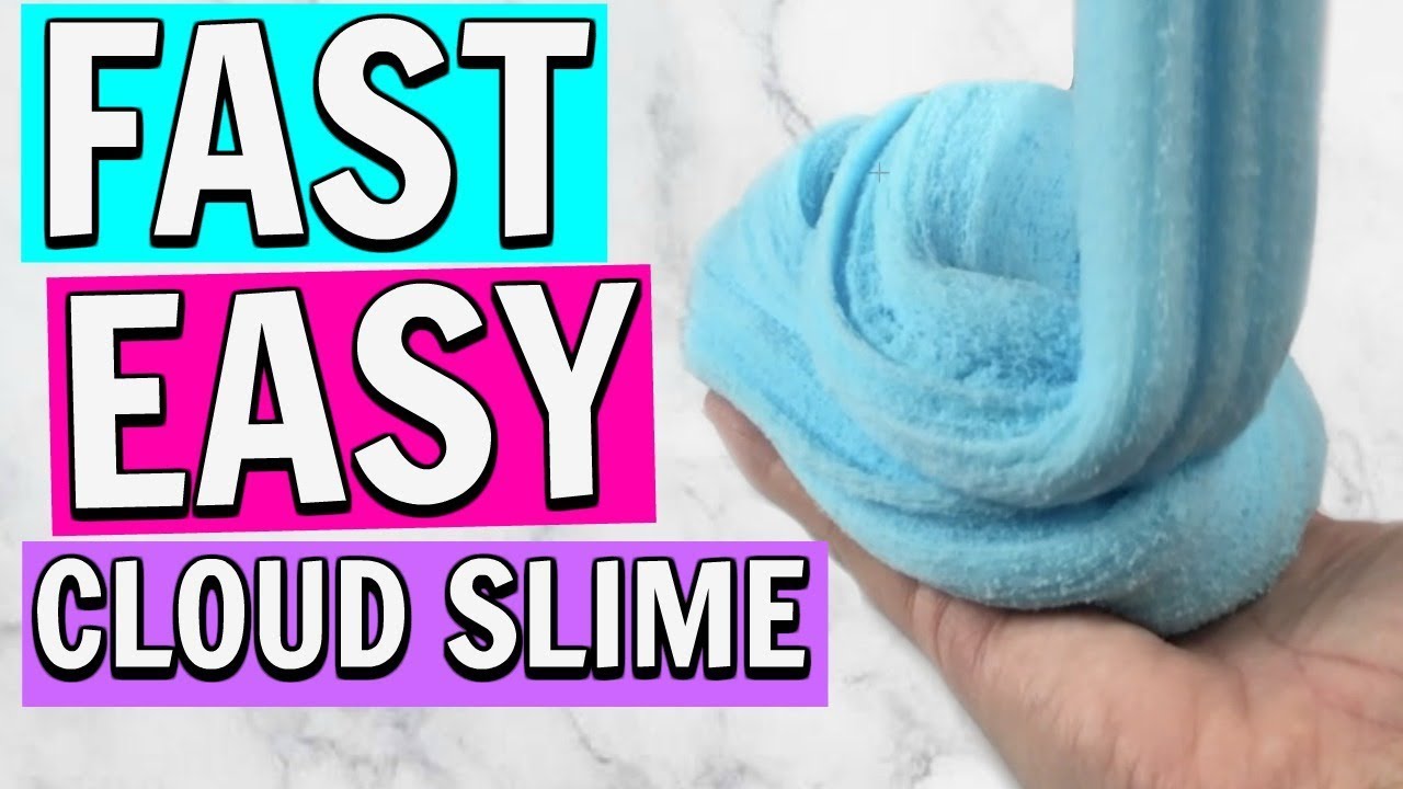 Cloud Slime DIY Recipe - Eating Richly