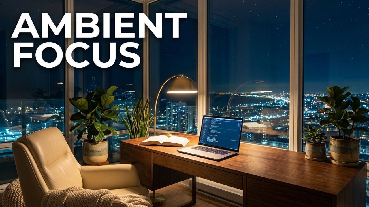 Deep Ambient Focus for Study & Coding – Minimal Background Atmosphere
