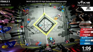 NH\/VT Regionals : Division 1 - Final #1-3 - 4886Y \& 77275B vs 603B \& 4886S - Auton + Driver