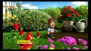 Nain De Jardin Algoflash - Publicité Un Pas De Géant Pour Votre Jardin