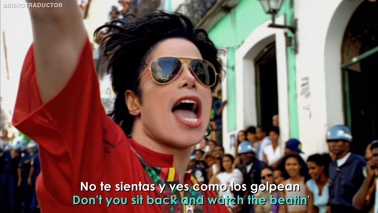 Michael Jackson - They Don’t Care About Us (Brazil Version) // Lyrics + Sub Español // Video Oficial