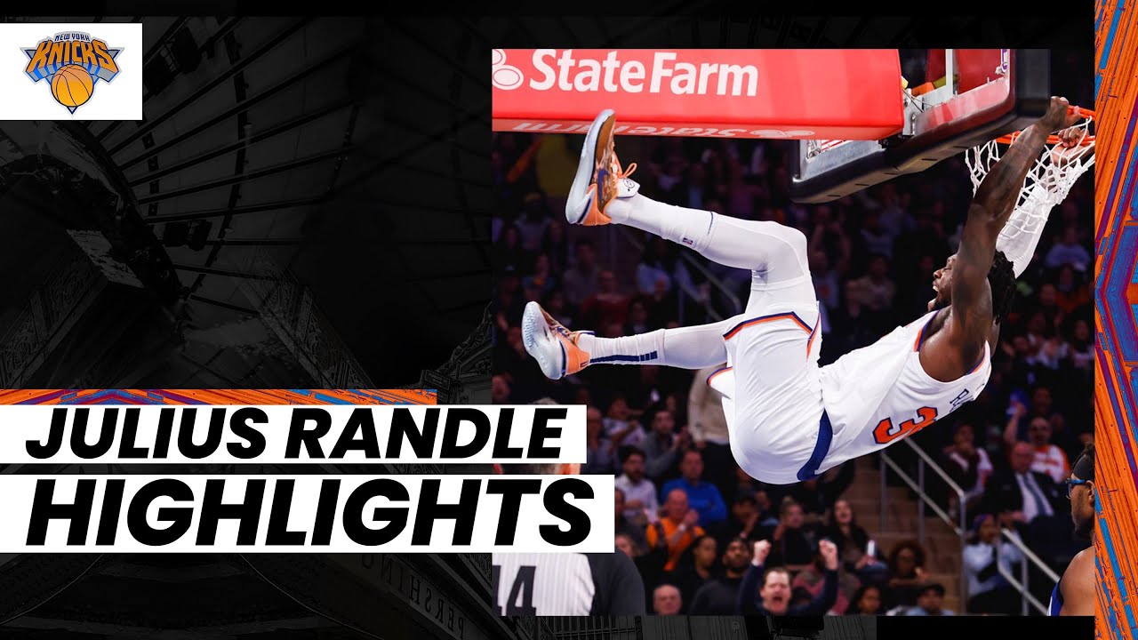 Julius Randle New York Knicks Game-Used Nike #30 Jersey vs. Orlando Magic  on October 22