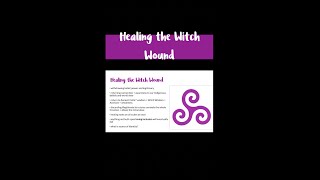 Healing the Witch Wound
Healing the Witch Wound is a return to Power, Freedom and Soul Sovereign participation in co-creating reality. Women hold the Vision of the World that is Becoming. https://bit.ly/421fpVU
#BigEnergy #PowerConnection #GroundedMythology #MythologicalAccess #ExpandedIdentity #Support #AncestorConnect
#PowerfulGround
#AncientWisdomLineage #guidance #LinksOfLove #BelovedPresence Healing the Witch Wound