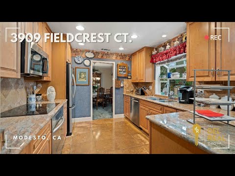 3909 Fieldcrest Ct, Modesto, CA home video tour