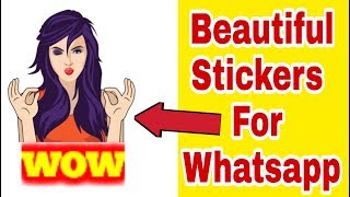 Beautiful stickers for Whatsapp, Facebook, Instagram, Twitter, hike, Stickers for all social sites screenshot 4