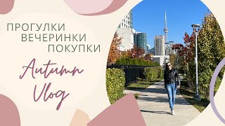 Золотая осень в Канаде 🍁 Посиделки с друзьями 🍷 Покупки на Черную Пятницу 🛍️ Жизнь в Торонто 🇨🇦