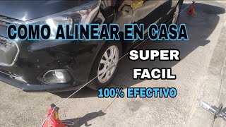 COMO ALINEAR TU CARRO EN CASA SUPER FACIL 100% EFECTIVO