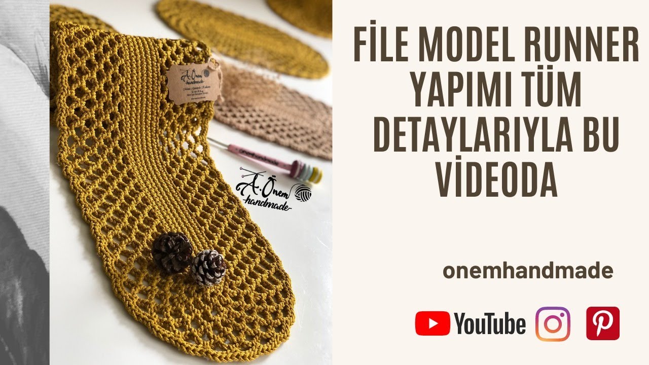 Çok Şık Çok Kolay File Detaylı Runner Yapımı Tüm Detaylarıyla Bu Videoda
