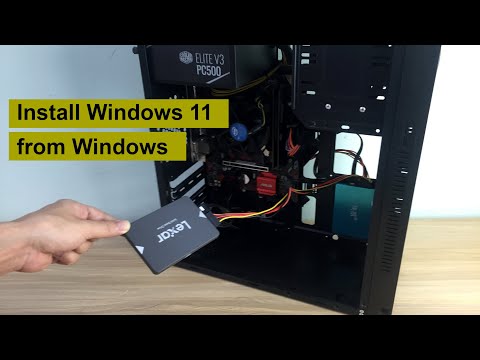 without USB, how to install Windows 11