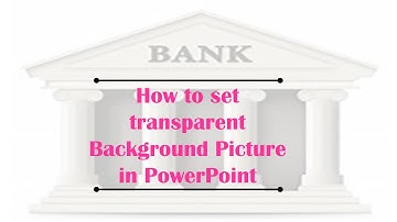 Set transparent background picture to slides in Powerpoint
