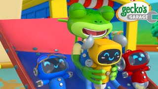 The Dump Truck Slide | Gecko's Garage | Trucks For Children | Cartoons For Kids by Gecko's Garage - Trucks For Children 78,082 views 1 month ago 1 hour, 28 minutes