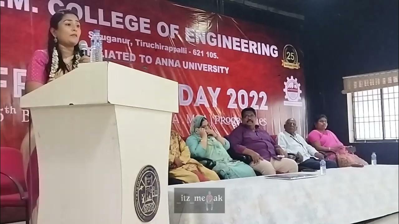 Mam college of engineering freshers day 25th batch 31 10 2022 siruganur