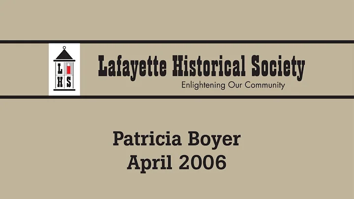 Patricia Boyer - April 2006