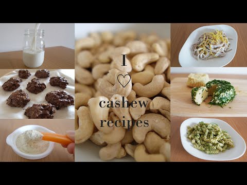 I LOVE CASHEW RECIPES | Inspirations for Vegan Cooking & Baking Using Cashew Nuts