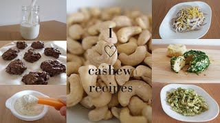 I ♡ cashew recipes | カシューナッツの活用法・レシピ