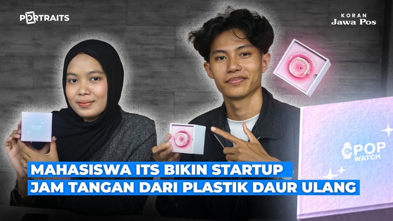 C-Pop Watch: Jam Tangan Daur Ulang dari Tutup Botol Plastik Kreasi Mahasiswa ITS!
