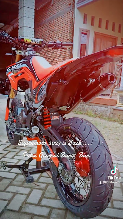 story wa crf supermoto keren....