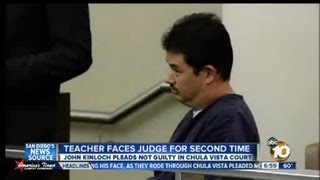 Teacher accused of having child porn, molestation faces judge