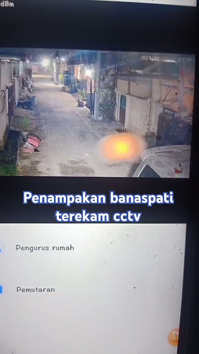 Penampakan banaspati terrekam cctv #viralvideo #banaspati #hantu #cctv #cctvcamera #serem #rekam