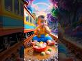 ❤️ Evolution of Baby: Hungry Train Attacks Baby for Food! 🍲😱 #cat #cute #shorts Cute Baby 42