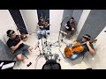 Gravação com Quarteto de cordas (Strings) - Wagninho Negritude (Cant) e Ronaldo Oliveira (Arr)