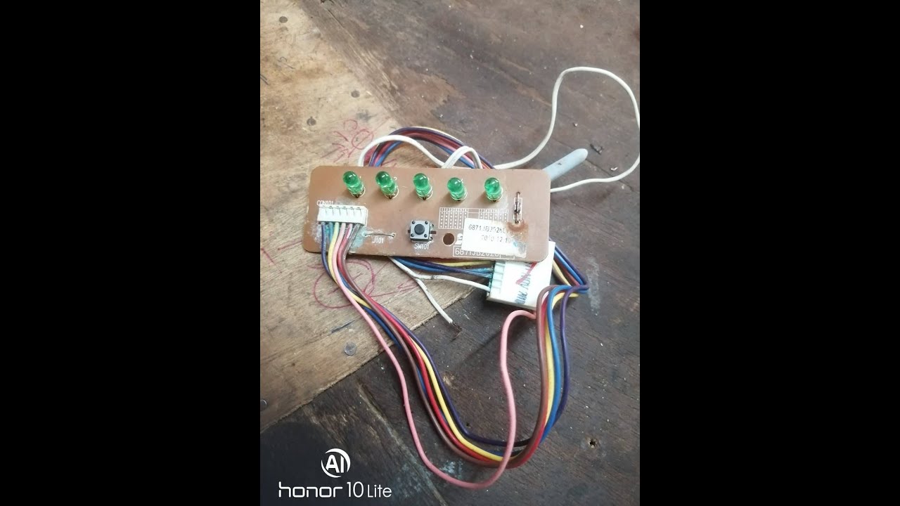 ثلاجه LG وطريقه تحديد العطل من لمبات الكابينه