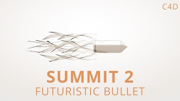 Summit 2 - Futuristic Bullet - Cinema 4D