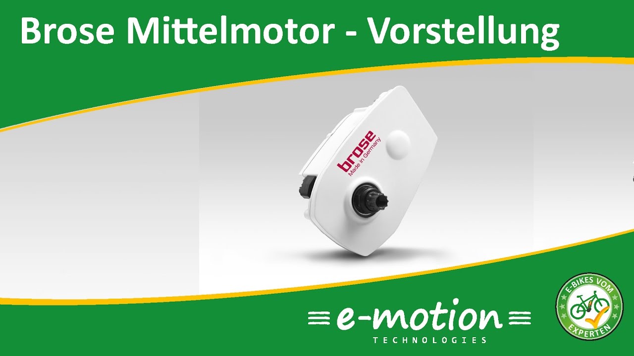 Brose eBike Motor Vorstellung und Besonderheiten YouTube