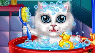 Wash and Treat Pets Kids Game Fun Little Kitten Care - Games For Children screenshot 5