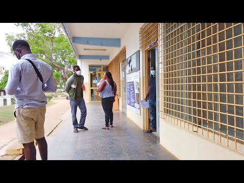 INSIDE UNIVERSITY CAMPUS GCTU GHANA ACCRA TESANO AFRICAN WALK VIDEOS