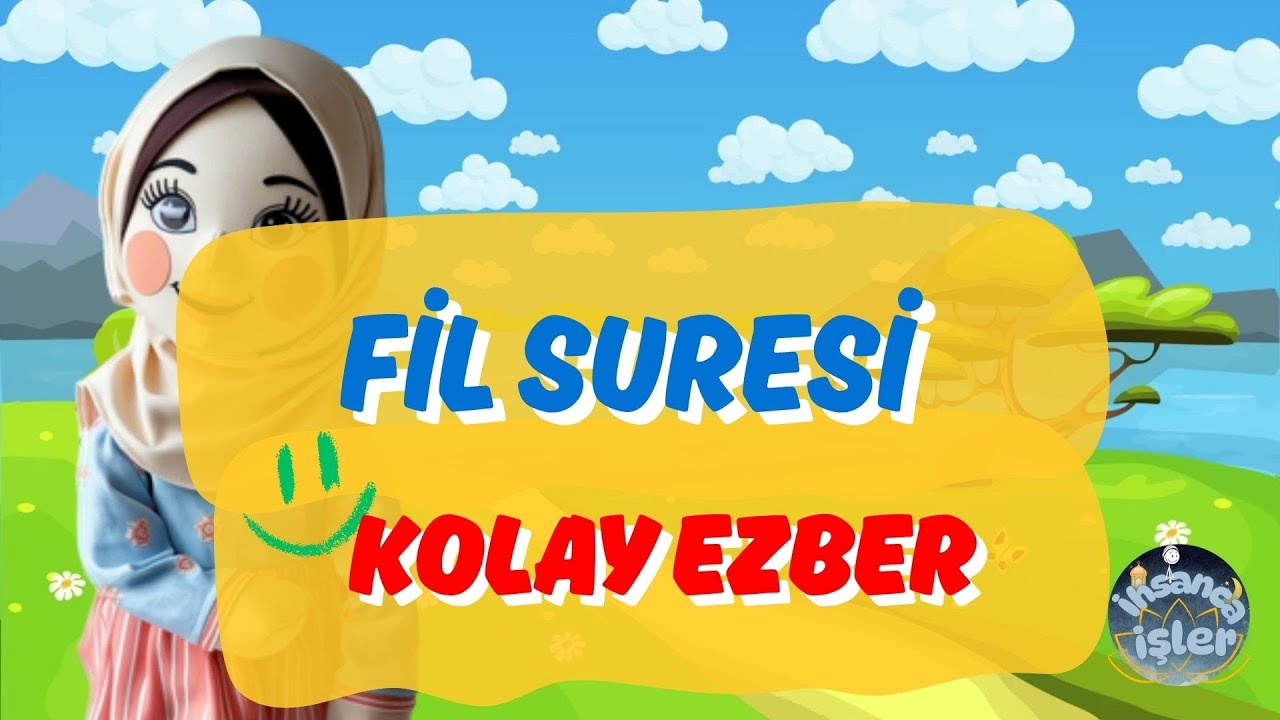 FİL SURESİ KOLAY EZBERLEME METODU BAŞTAN TEKRARLI YÖNTEM İLE FİL SURESİNİ KOLAY EZBERLİYORUM 4K GENİ