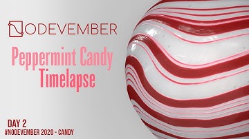 Nodevember 2020 - Peppermint Candy | Substance Designer Timelapse