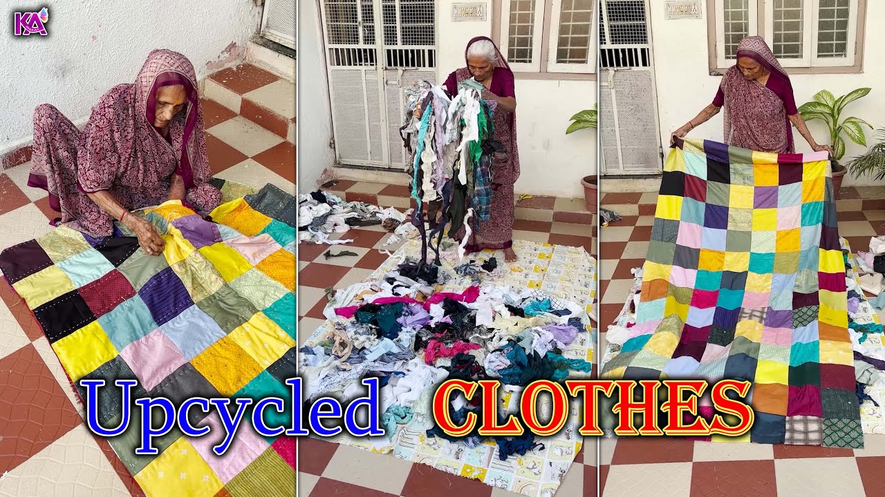 Easy Ways To Transform Your Clothes 👖 Upcycled Clothes Quilt Making 