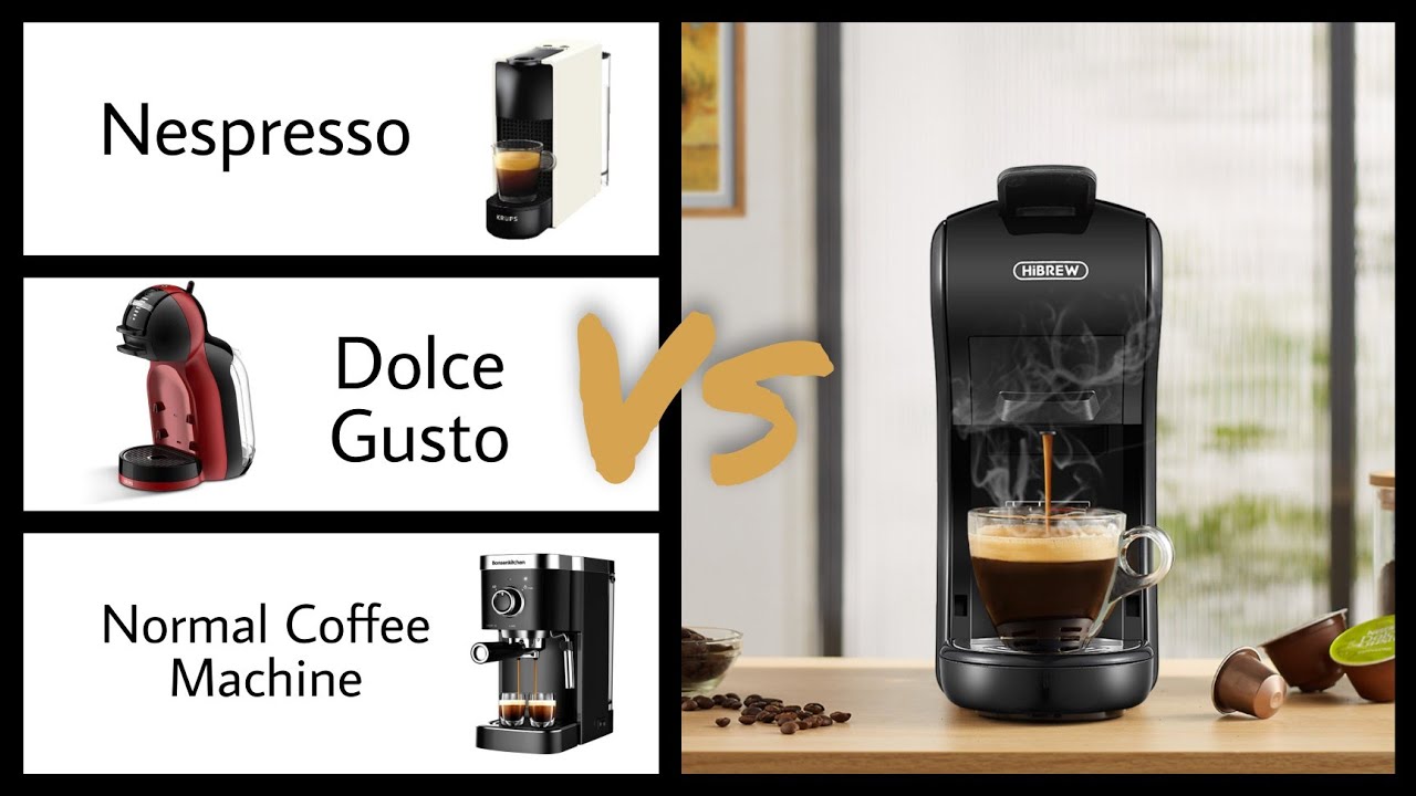 Nespresso, Gusto, Normal Coffee Machine, or Hibrew 4in1?! - YouTube
