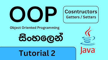 OOP - Constructors and Getters / Setters (Java - object oriented programming)