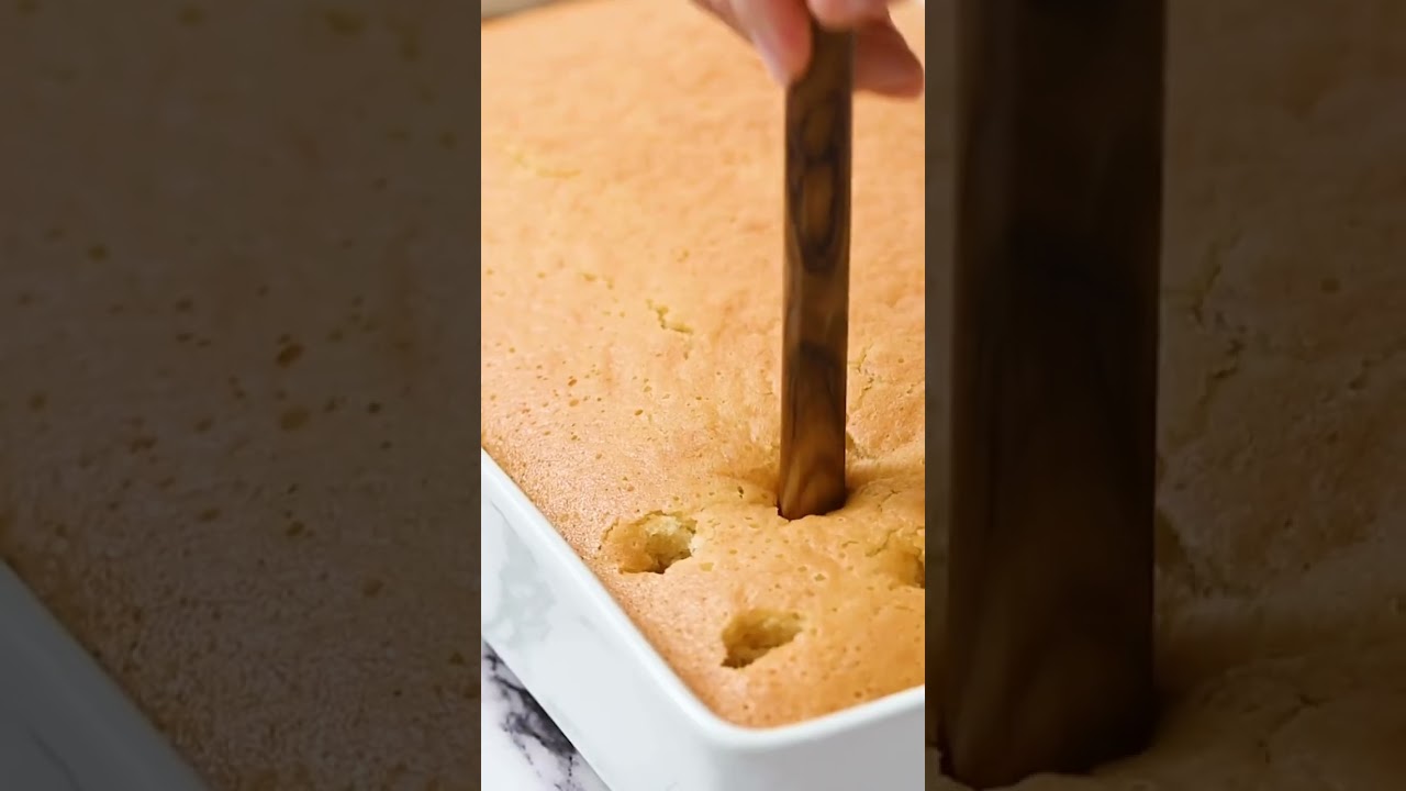 Strawberry Jello Poke Cake! 