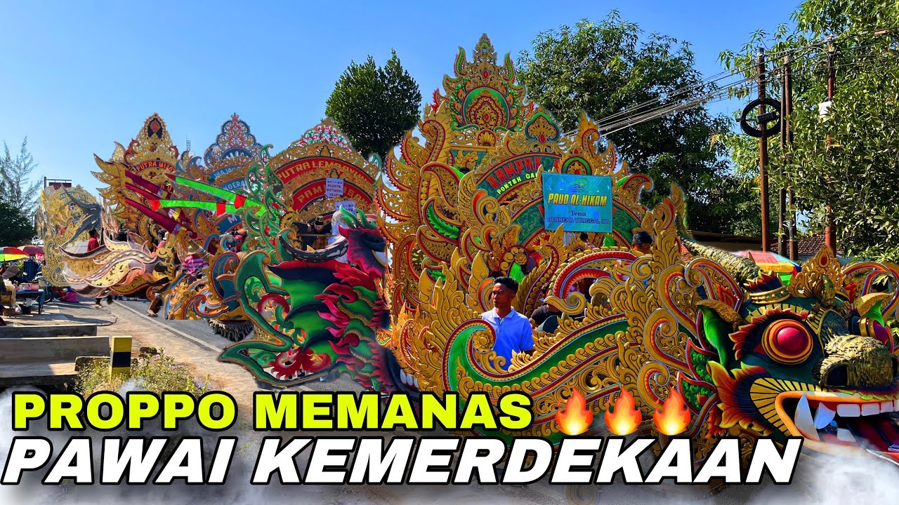 PAWAI KEMERDEKAAN DI KECAMATAN PROPPO PAMEKASAN ‼️