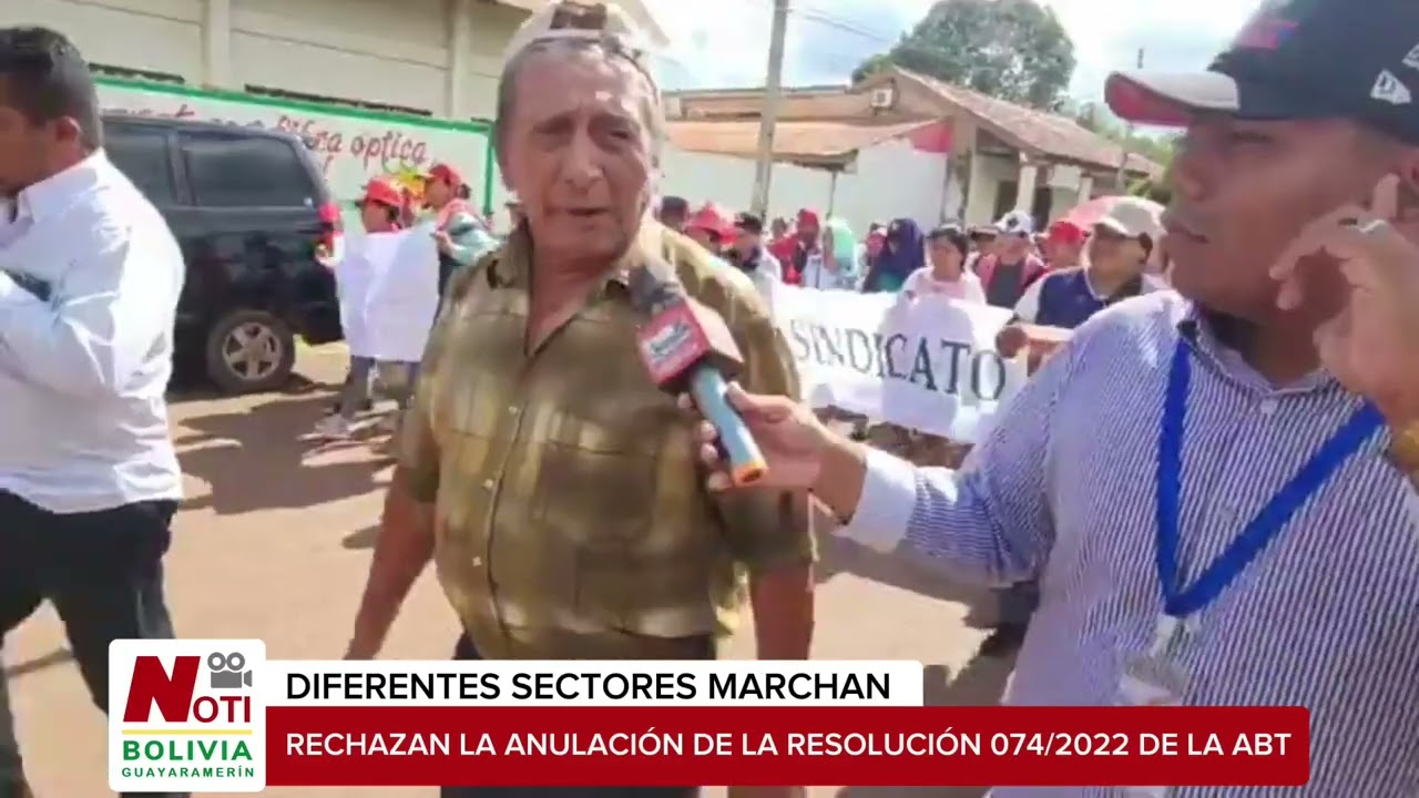 #Riberalta| MARCHA EN RECHAZO A LA ANULACIÓN DE LA RESOLUCIÓN MINISTERIAL 074/2022 DE LA ATB