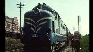 Deltic diesel prototype DP1 , brief clip in colour