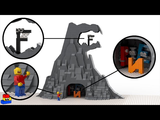 How to make the Alphabet Lore Superhero Forms out of LEGO (L. M, Ñ O: P!  and Ultra Ñ,.;:!) 
