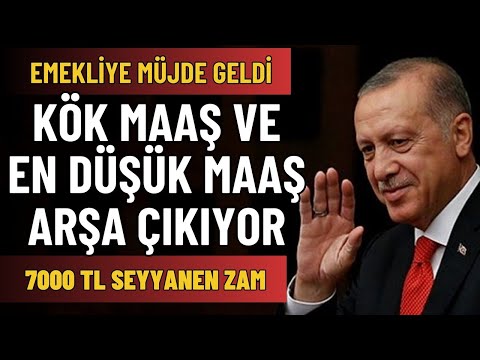 Emekliye 7000 TL Refah Payı Zammı! KÖK MAAŞ ve En Düşük Emekli Maaşı Arşa Çıkıyor