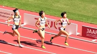 2015ユース陸上女子 800ｍ 予選2組 20151017