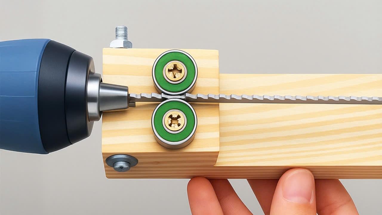 65-летний плотник демонстрирует гениальное изобретение в области деревообработки, которого мир еще н