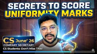 I Scored 12 Marks In Moderation I Secrets Of Icsi I Cs Exams June, 2026 I Cs Shantanu Goel