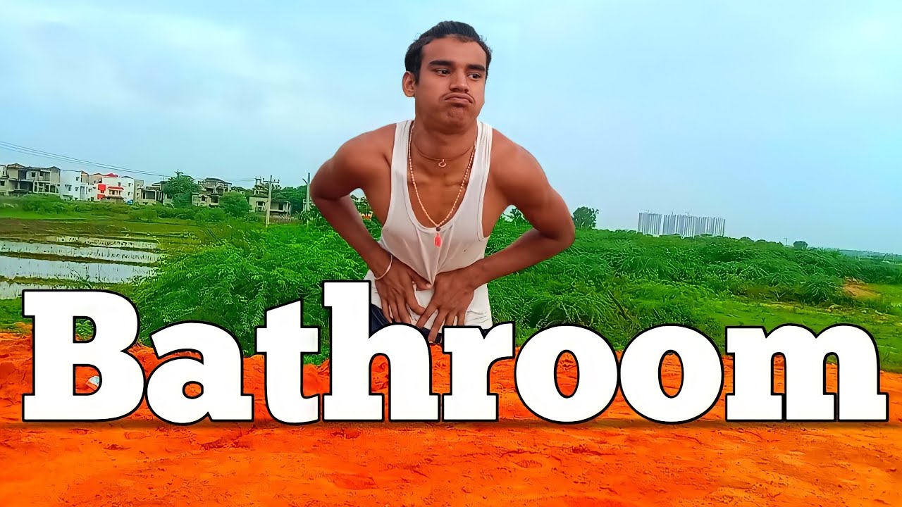 Bathroom | bathroom comedy | बाथरूम कॉमेडी | sonu yaddu | - YouTube