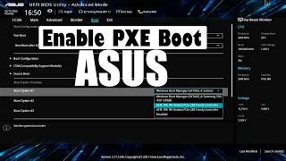 how to Boot from LAN on ASUS