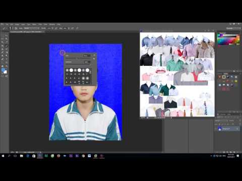 Hướng dẫn thay áo trắng đơn giản trong photoshop