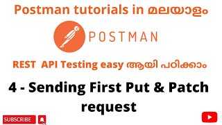 How to send first PUT and PATCH APIs| Become an expert in Postman| Postman API Testing| Malayalam