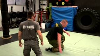 Russian Martial Art / Systema - Knife Defense and Counters from the Ground