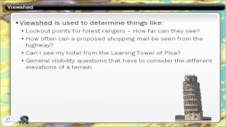 Introduction to Spatial Analyst Lecture